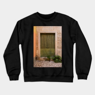 Door in Rovinj, Croatia Crewneck Sweatshirt